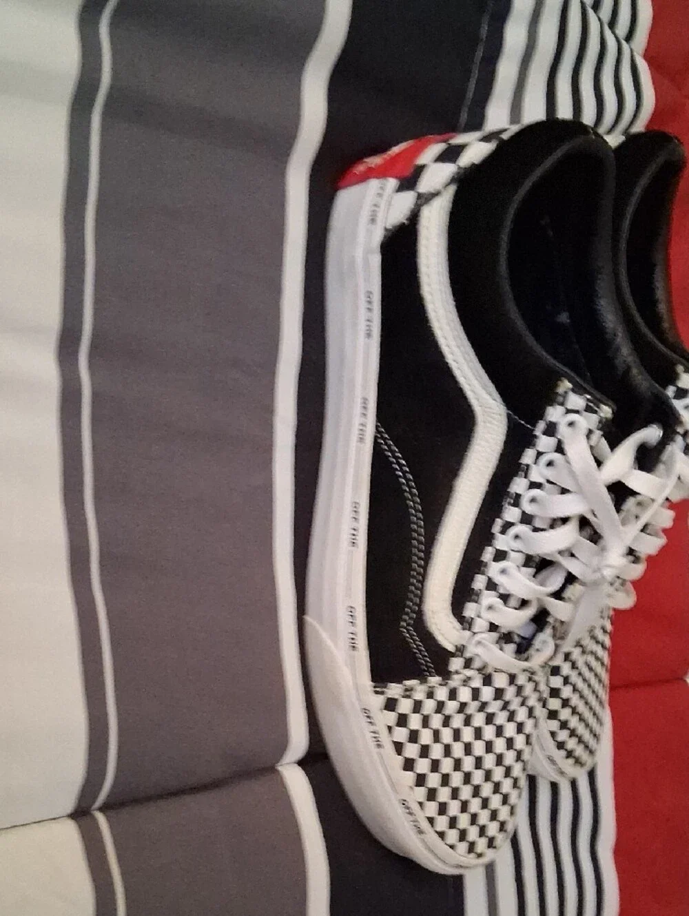 Vans Black/White Checkerboard Old Skool Sneakers